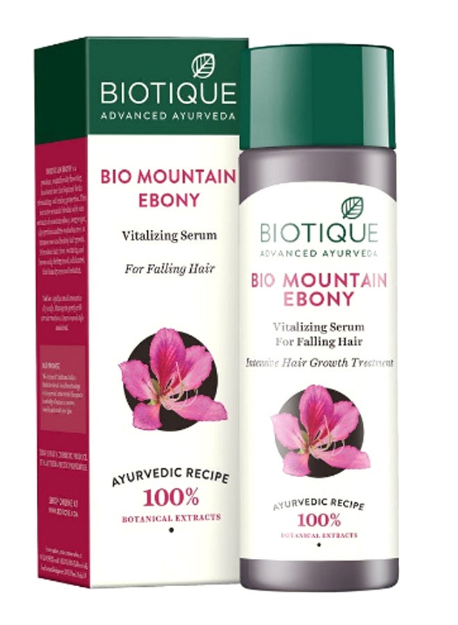 Bio Bhringraj Fresh Growth Therapeutic Oil With Mountain Ebony Vitalizing Serum (Therapeutic Oil 200ml, Bio Mountain Ebony Vitalizing Serum 120ml)