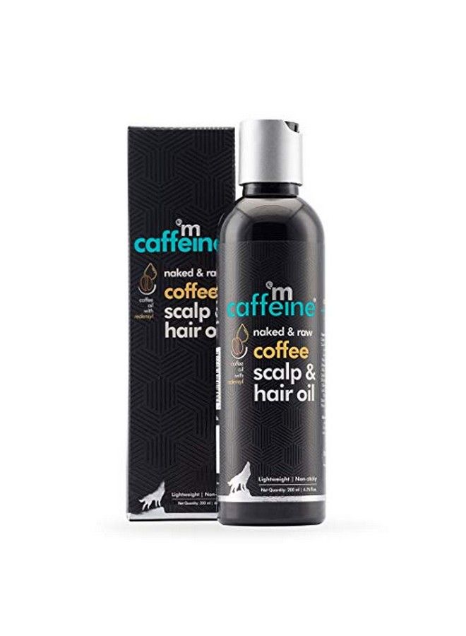 Coffee Scalp & Hair Oil (200Ml) For Boosting Hair Growth | With Redensyl And Argan Oil | Lightweight & Non Sticky | Strengthens Hair And Nousrishes Scalp | Sls Free