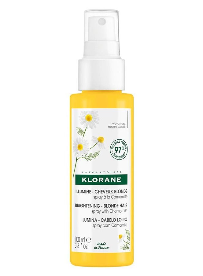 Klorane Sun Lightening Spray with Chamomile & Honey, Natural Controlled Highlights, Paraben, Hydrogen Peroxide Ammonia, Sulfate Free 100ml