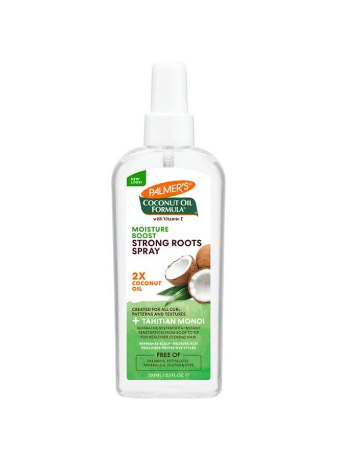 Coconut Oil Formula Strong Roots Spray 5.1 Fl Oz Pack Of 2