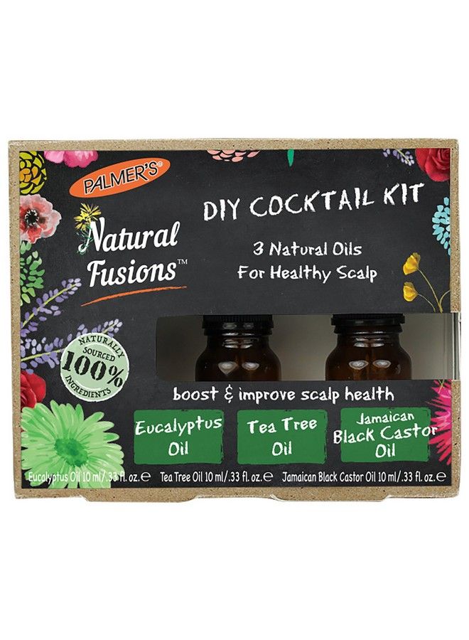 Natural Fusions Diy Cocktail Kit For Healthy Scalp 3 Bottles 10 Ml