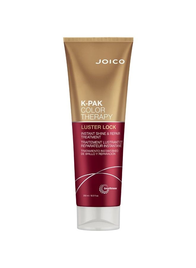 K-PAK Color Therapy Luster Lock Instant Shine & Repair Treatment | For Color-Treated Hair | Boost Color Vibrancy | Repair Breakage | With Keratin & Argan Oil | 8.5 Fl Oz