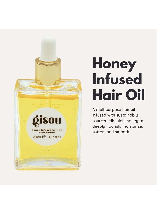 Honey Infused Hair Oil 0.7 oz,20 milliliters