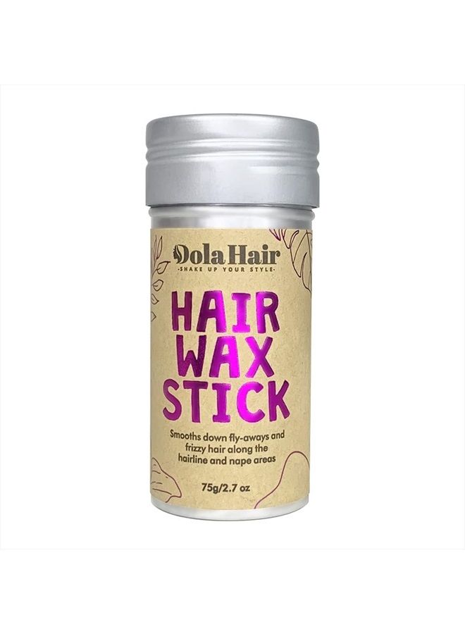 Hair Wax Stick, Wax Stick for Hair Wigs Edge Control Slick Stick Hair Pomade Stick Non-greasy Styling Wax for Fly Away & Edge Frizz Hair, Small Broken Hair Fine Hair Finishing Stick (2.7 Ounc