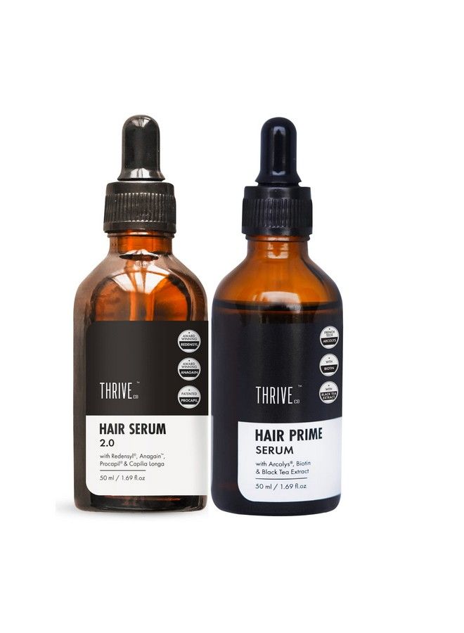 Thriveco Hair Growth Serum (50Ml) + Thriveco Hair Prime Serum (50Ml)