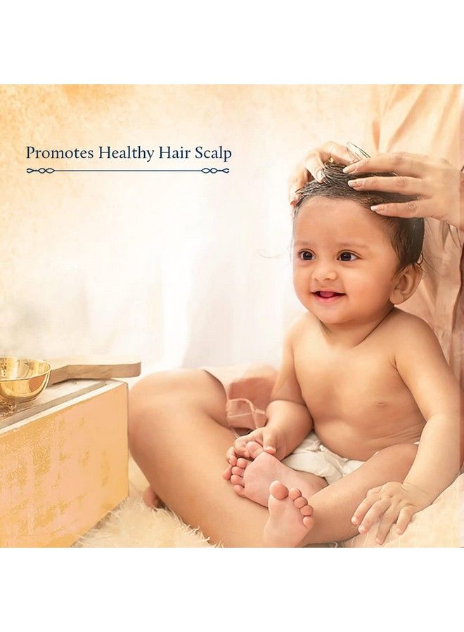 Ayurvedic Baby Hair Oil With Organic Ghee Almond Oil Coconut Oil & Olive Oil For Hair And Scalp (18 Herbs 100 Ml)