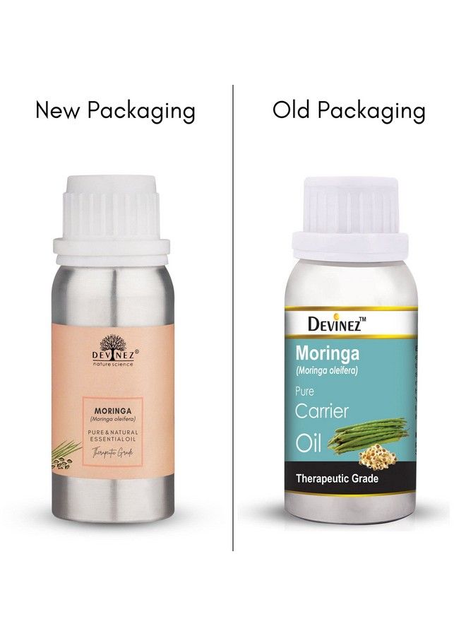 Moringa Seed Coldpressed Oil 100Ml 100% Pure Natural & Undiluted For Antiaging Natural Glow Fights Acne Black Heads And Dark Spots Moisturizes Scalp Stronger Hair Fights Dandruff & Split Ends