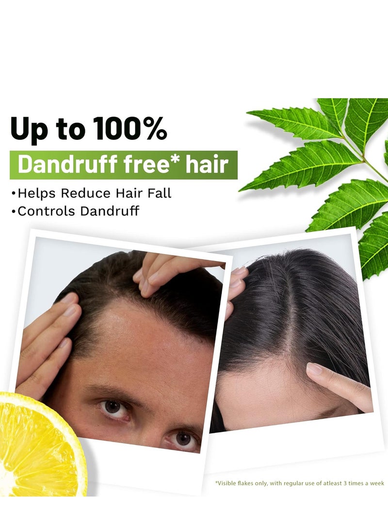 SESA Ayurvedic Anti Dandruff Shampoo 500ml Neem Lemon Helps Reduce Hairfall Controls Dandruff