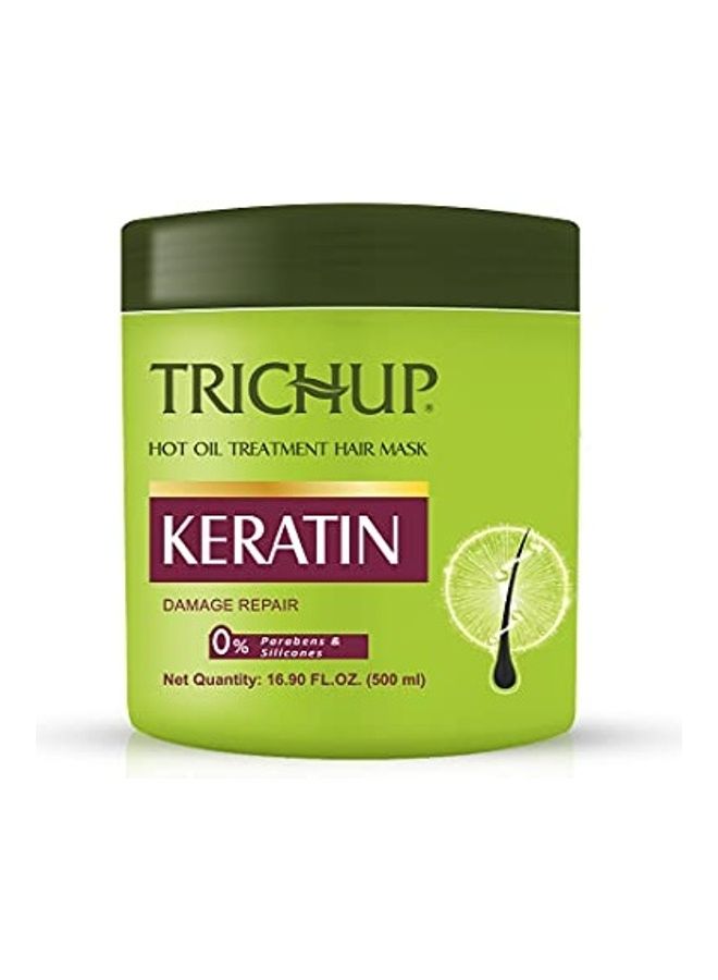 Keratin Hot Oil Treatment Hair Mask Multicolour 500ml