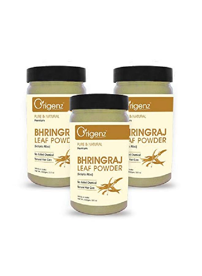 Premium Bhringraj Powder For Hair Care 100Gm (Pack Of 3)