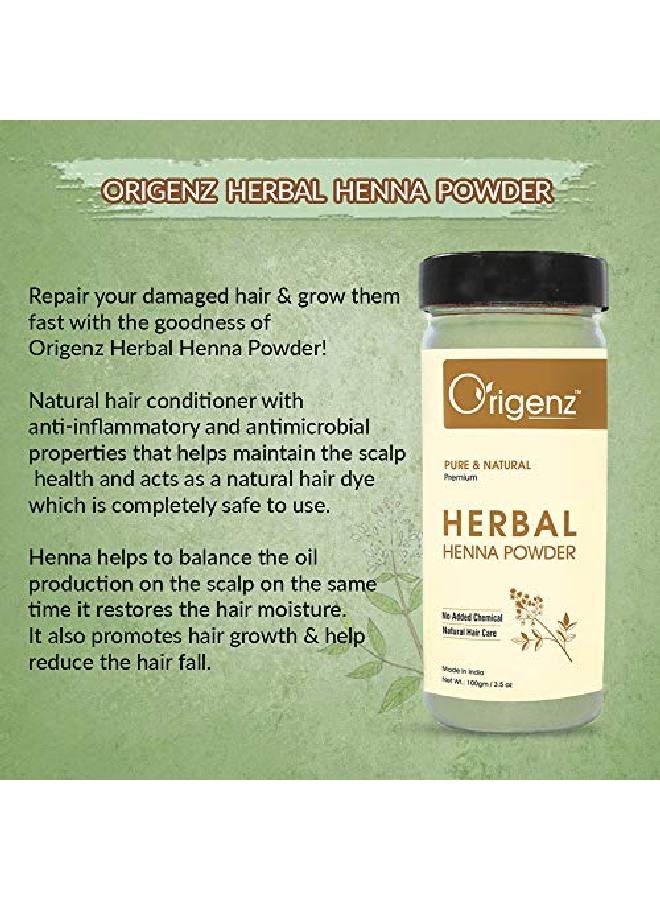 Premium Herbal HENNA Powder for Hair 100gm (Pack of 2)