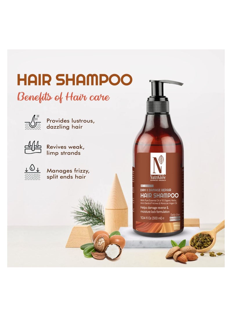 Hair And Care Hair Spa 500gm Organics Hair Serum 100ml And Organics Shampoo 300ml Pack Of 3