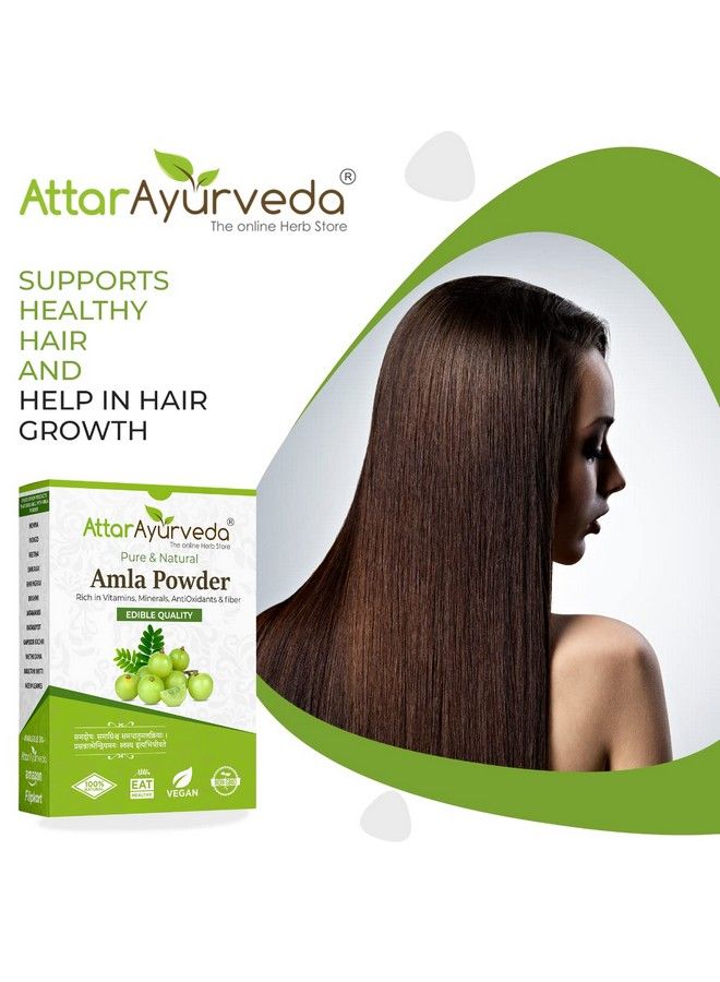 Pure Amla Powder For Hair Growth ; 100% Natural No Preservatives (250 Gram)