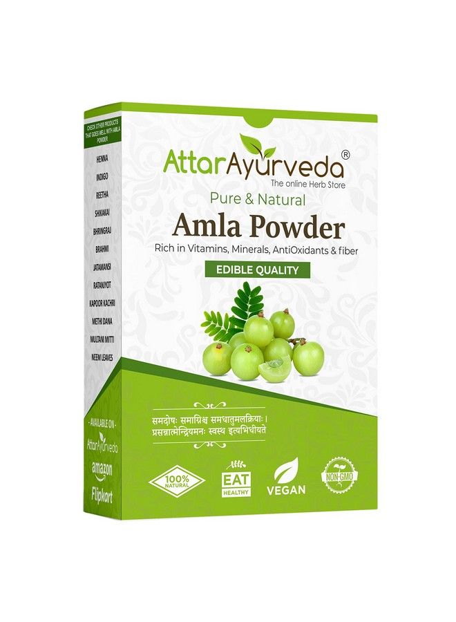 Pure Amla Powder For Hair Growth ; 100% Natural No Preservatives (250 Gram)