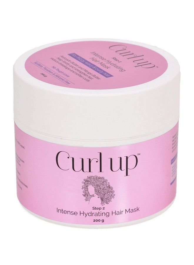 Intense Hydrating Hair Mask Deep Conditioner For Curly Hair Sulphate Paraben And Silicone Free 200G