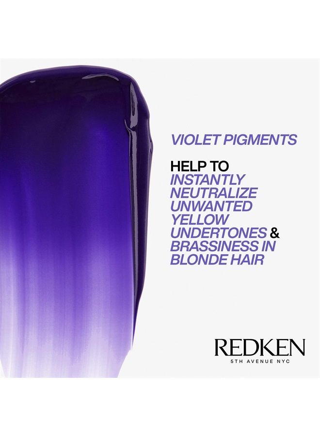 Redken Color Extend Blondage Express Anti-Brass Mask For Blonde & Highlighted Hair | Ultra-Pigmented Purple Hair Toner