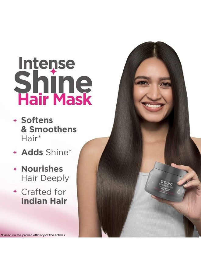 Intense Shine Hair Mask With Rice & Silk Protein For Softer Smoother & Shinier Hair 250 G