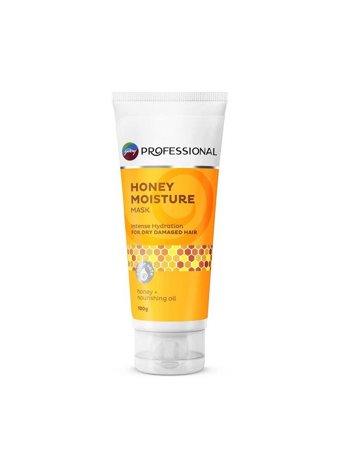 Honey Moisture Mask (100G) ; For Dry & Damaged Hair ; No Sulphate ; No Paraben ; No Sls ; No Sles ; With Honey & Nourishing Oil