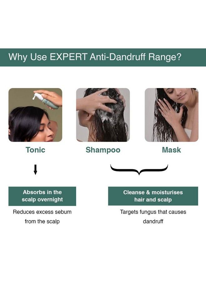 Expert Antidandruff Hair Mask ; Targets Oily Scalp And Sheds Dry Flakes ; 250G