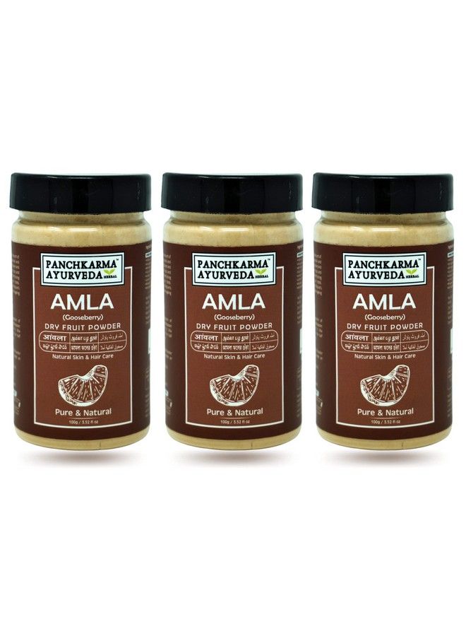 Herbal & Natural Dry Amla Powder (Gooseberry) For Fairness Suntan Acnespot Face Pack & Hair Shine Hairfall Hair Pack (300G)
