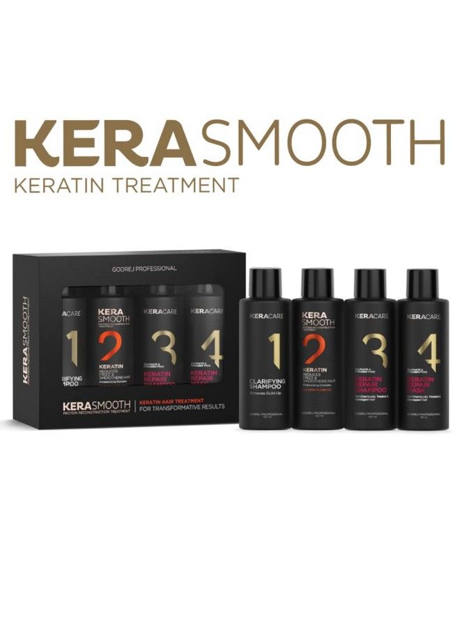 Kerasmooth Keratin Treament No Formaldehyde Monodose 60Ml X 4 Bottles