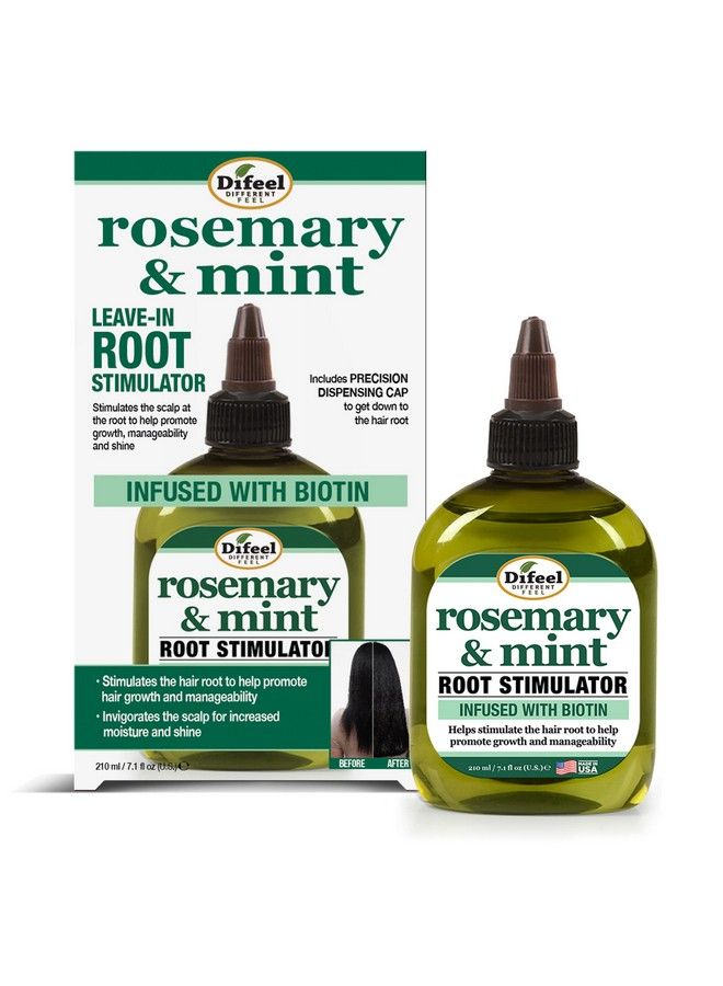 Rosemary And Mint Root Stimulator With Biotin 7.1 Oz. Hair Growth Scalp Treatment Rosemary Mint Oil For Hair Growth