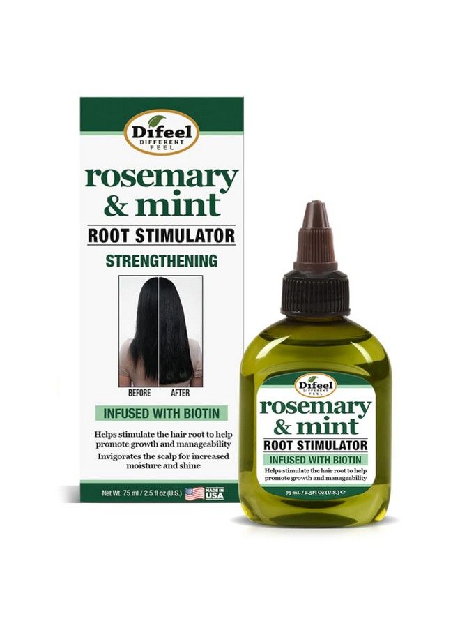 Rosemary And Mint Root Stimulator With Biotin 2.5 Oz. Hair Growth Scalp Treatment Rosemary Mint Oil For Hair Growth