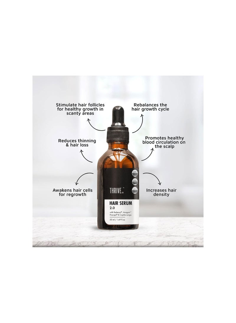 ThriveCo Hair Growth Serum with Redensyl Anagain Procapil Capilia Longa For Hair Fall Control