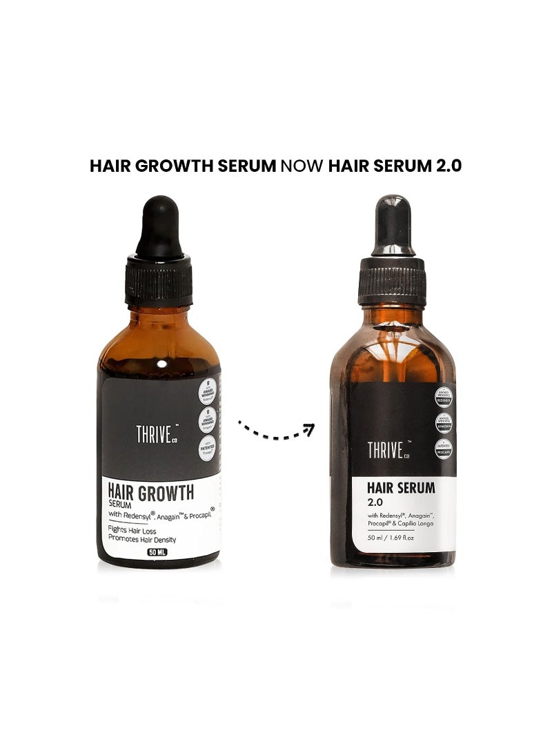 ThriveCo Hair Growth Serum with Redensyl Anagain Procapil Capilia Longa For Hair Fall Control