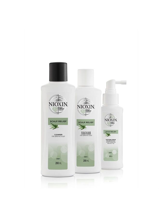 Scalp Relief System Kit for Sensitive, Dry & Itchy Scalp, Paraben & Sulfate Free