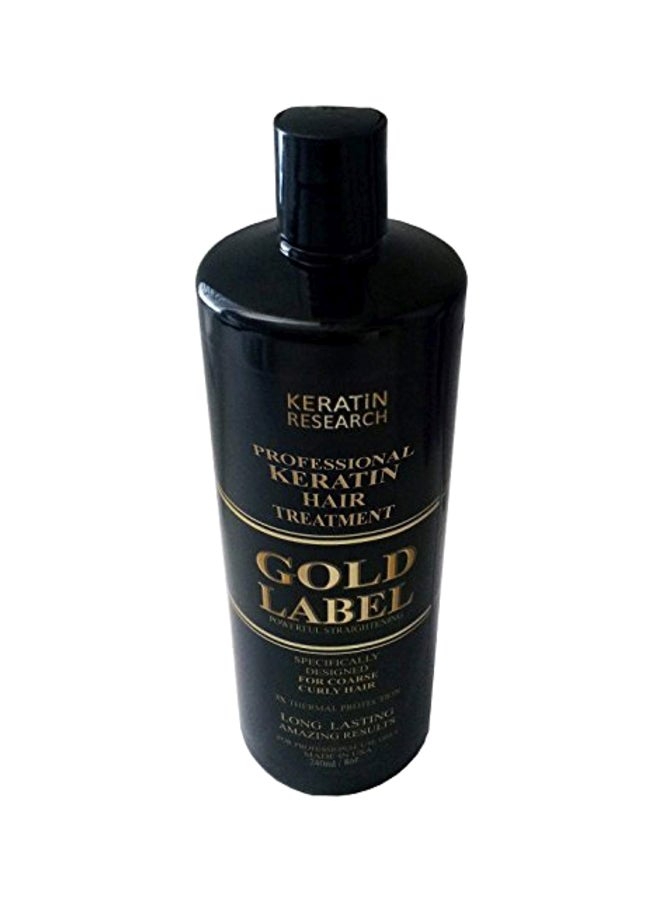 Gold Label Powerful Straightening Keratin Hair Treatment 240ml