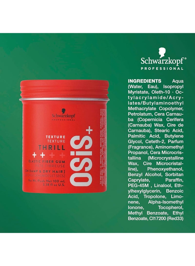 Schwarzkopf Texture Fiber Gum For Elastic Style and Control
