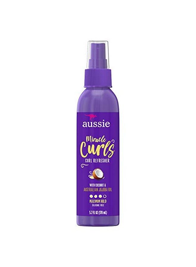 Miracle Curls Refresher Spray Gel With Coconut & Jojoba Oil 5.7 Fl Oz 4.272 Fl Oz
