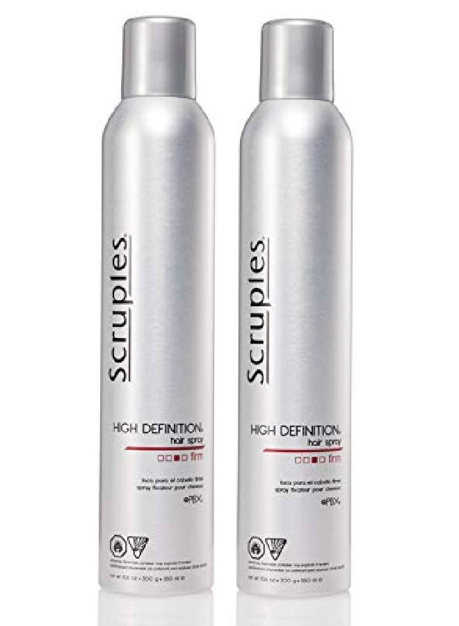 High Definition Hair Spray For Men & Women (Pack Of 2) Shaping Volumizing Texturizing Setting Spray For Shine And Frizz Control Suitable For All Hair Types 10.6 Ounce