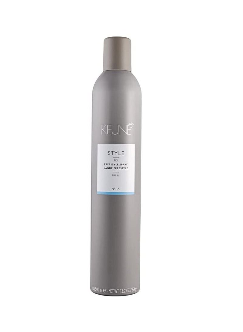 Keune  Style Fix Freestyle Spray N.86- Strong Hold Hairspray 500 Ml