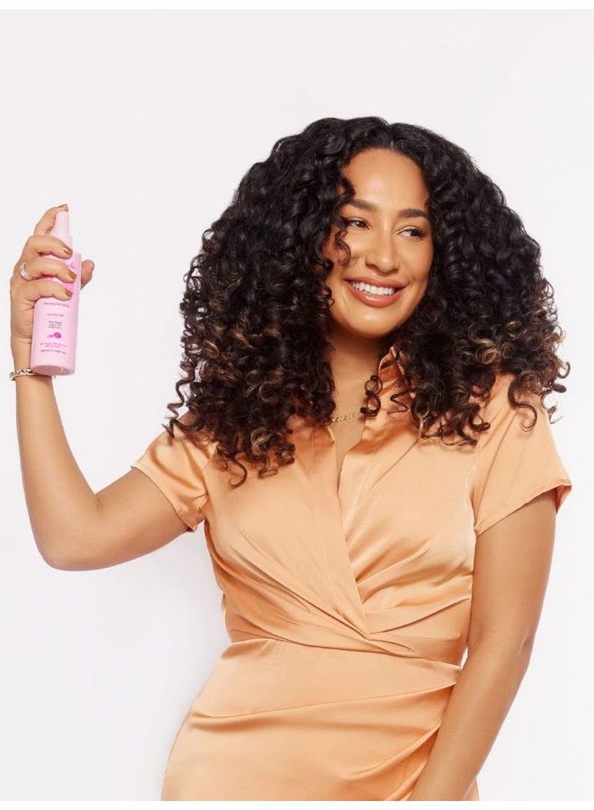 New Alcoholfree Volumizing Hair Spray For Curly Hair Sulfatefree Frizzfree With Red Algae Longlasting Flexible Hold Spray Parabenfree Siliconefree Vegan And Crueltyfree