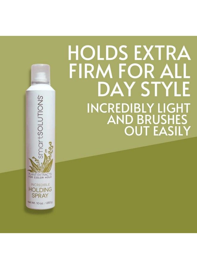 Smartsolutions Incredible Holding Spray 10 Oz | 24Hour Hold | Resists Humidity | Tames Frizz | Nonsticky | No Flakes