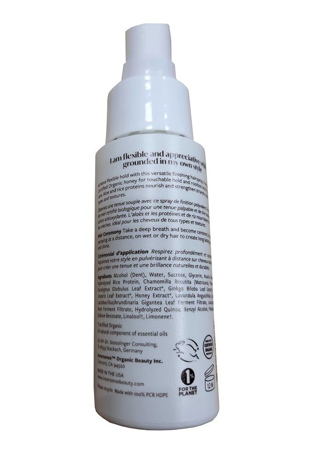 Organic Beauty - Natural I Create Finish Finishing Spray | Non-Toxic, Cruelty-Free, Clean Haircare (2 fl oz)