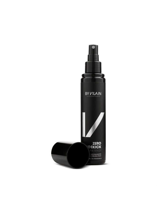 Sidekick Zero Pre Styling Hair Spray - Professional Hair Volume Enhancing Primer Heat Protectant, Anti Frizz Protection with Hyaluronic Acid & Aloe Vera, Hold, Texture, Natural Shine 155ml