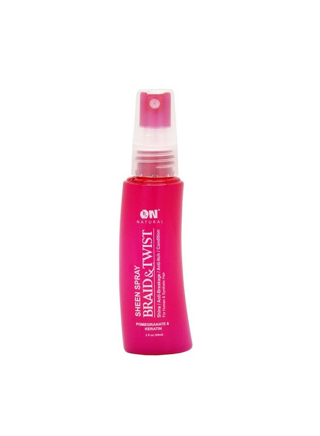 Sheen Spray Braid & Twist 2 Oz Pomegranate & Keratin