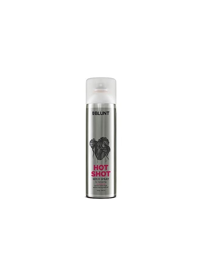 BBLUNT Hot Shot Hold Spray for Instant and Firm Hold