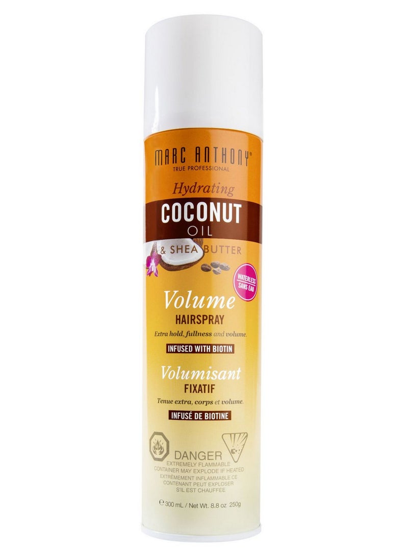 Hydrating Coconut Oil & Shea Butter Volume Hairspray 260 Ml