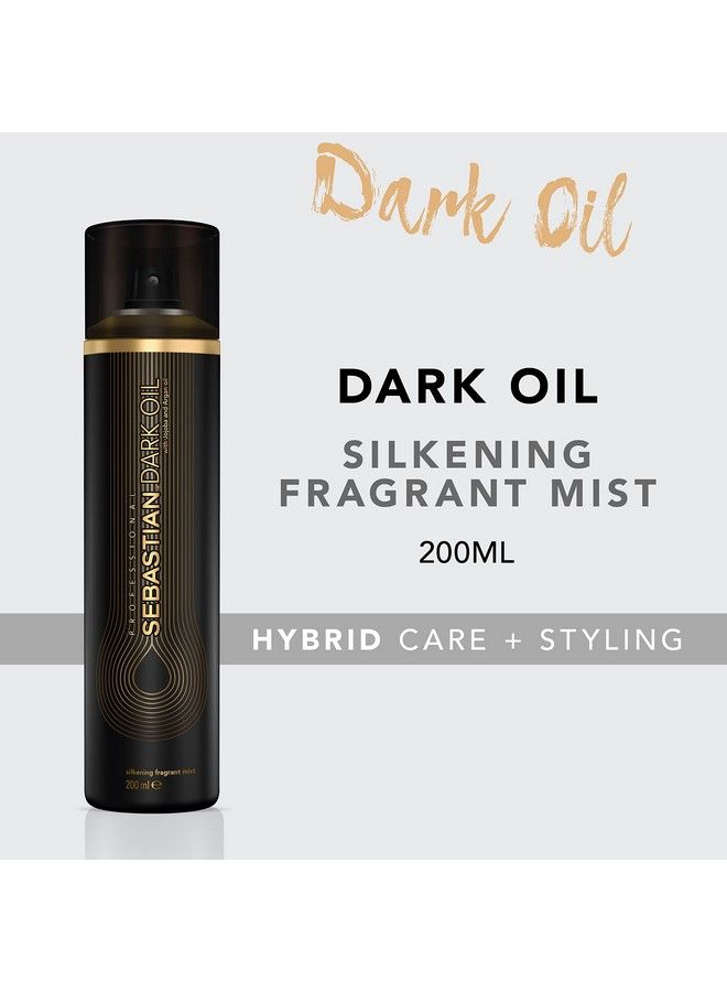 Professional Dark Oil Silkening Fragrant Mist Infused With Jojoba Oil And Argan Oil 4.5 Fl Oz