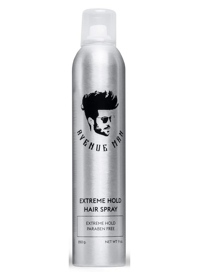 Venue Man Extreme Hold Hairspray (9.0 Oz) Hair Products For Men Extra Firm Hold Hairspray Contains Natural Extracts New And Improved Formula Parabenfree Hair Spray For Men