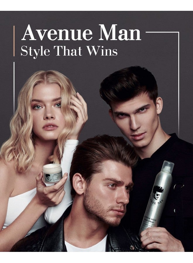 Venue Man Extreme Hold Hairspray (9.0 Oz) Hair Products For Men Extra Firm Hold Hairspray Contains Natural Extracts New And Improved Formula Parabenfree Hair Spray For Men