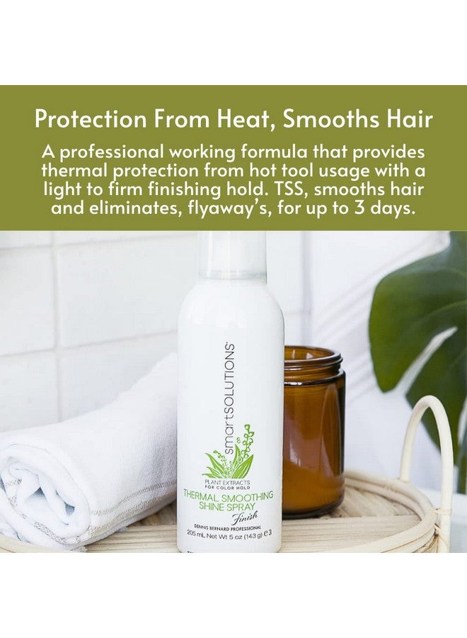 Smartsolutions Thermal Smooth N' Shine Spray 5 Oz.; Eliminates Frizz & Flyaway'S ; Nonsticky