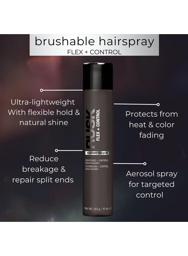 Usk Flex + Control Brushable Hairspray 10 Oz