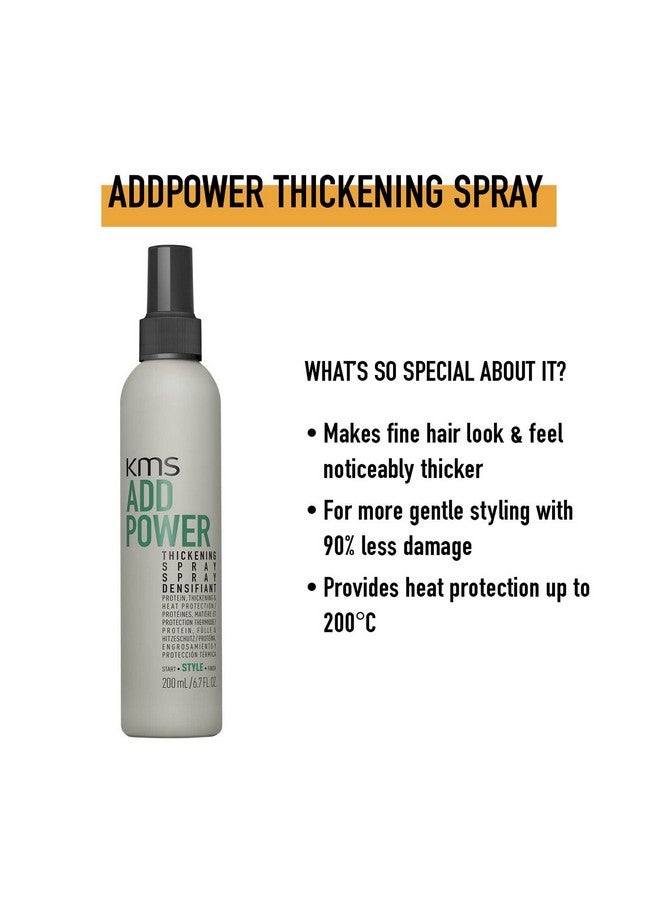 Ms Addpower Thickening Spray Heat Protectant 6.76 Fl. Oz.