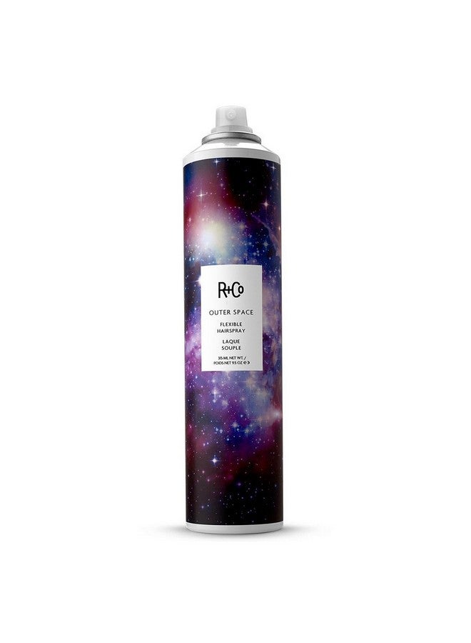 Outer Space Flexible Hairspray ; Every Day Use + Lightweight + Stickyfree ; Vegan + Crueltyfree ; 9.5 Oz