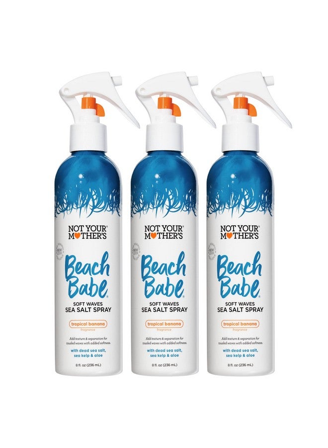 Beach Babe Soft Waves Sea Salt Spray 8 Fl Oz Spray For Tousled Hair Achieve Effortlessly Soft And Tousled Waves (8 Ounce 3Pack)…